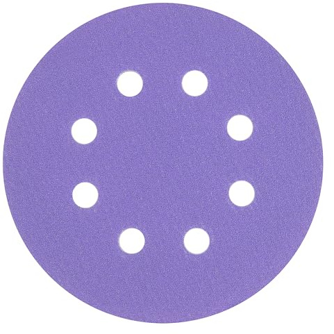 Trend 125 mm Sanding Discs for Random Orbital ROS Sanders, 60/120/180/240 Grit, 25 Pack, Multi-Grit Film Abrasive for Versatile Sanding Tasks, AB/125/M25