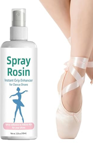 Rosin Spray För Dansskor Portabel Halkfri 100 ml Långvarig Effekt | Tåspetsskors Greppförstärkare För Dansklass, Scen, Förberedelser, Provspelningar, Tävlingar, Dansare, Praktikanter,