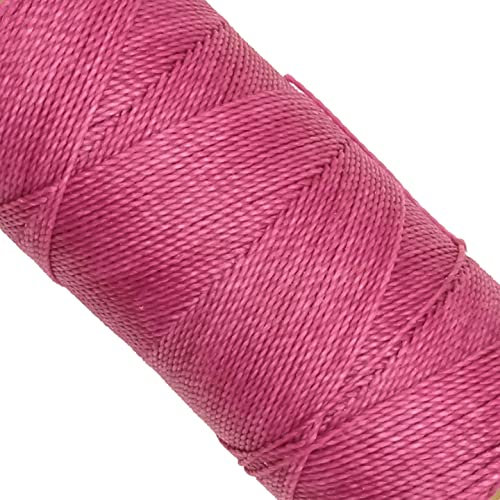 LINHASITA, Garnspule, gewachst, 100 g / 170 Meter, Dicke: 1 mm, Polyester, Makramee-Garn, 30 Farben 170 metros / 100 gr Fuchsia-Rot