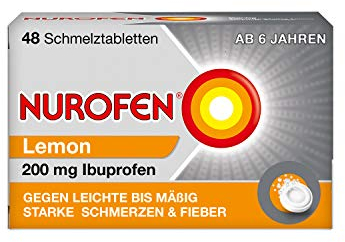 NUROFEN 200 mg Schmelztabletten Lemon 48 St