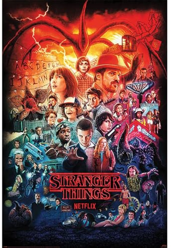 Pyramid International Stranger Things 4 - Póster de montaje