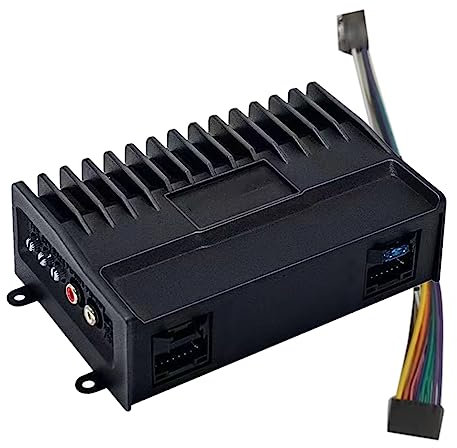 Runioney Amplificatore DSP Professionale Audio Stereo 4X80W Parti di Ricambio Ad Alta fedeltà per Autoradio Android Amplificatore DSP