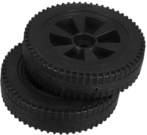 Abaodam 2pcs Swivel Caster Wheels for Grill Bbq Heavy Duty Rolling Wheel for Outdoor Barbecue Stove Replacement