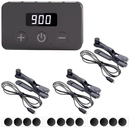 Texvora Auto Clicker för telefon, tyst klicker med 5 klickhuvuden, smart skärm auto-klicker för video live, justerbar hastighet, 7 timmars batteritid, stöder 5 enheter