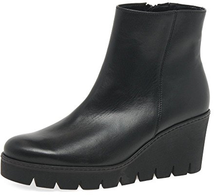 Gabor Utopia Womens Chunky Wedge Heel Ankle Boots 39 Negro