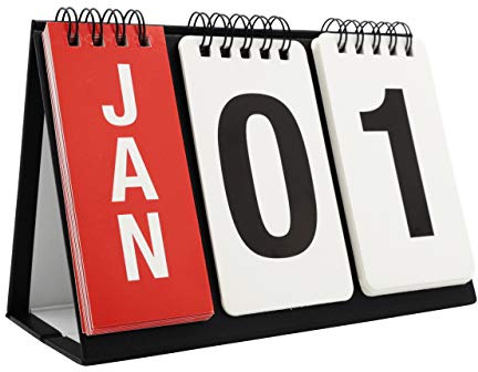 Day To View Stand Up Desk Daily Office Top Calendar Planner 2026 Undated