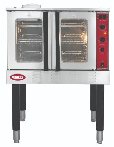 Kratos Commercial Electric Convection Oven, Full Size Free Standing Convection Oven for Restaurants, 1 Phase, 240V (29Y-057)