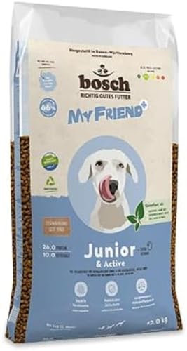 Bosch My Friend + Dog Junior & Active | Hundetrockenfutter für junge und aktive Hunde | 1 x 12 kg