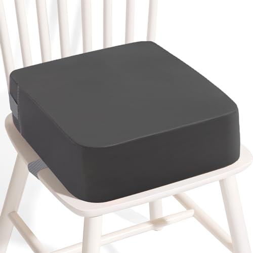 Silla elevadora para niños, soporte potente, cómodo, fuerte, soporte portátil, silla elevada, adecuada para comidas de los niños jóvenes, cojín de silla elevada, fácil de limpiar