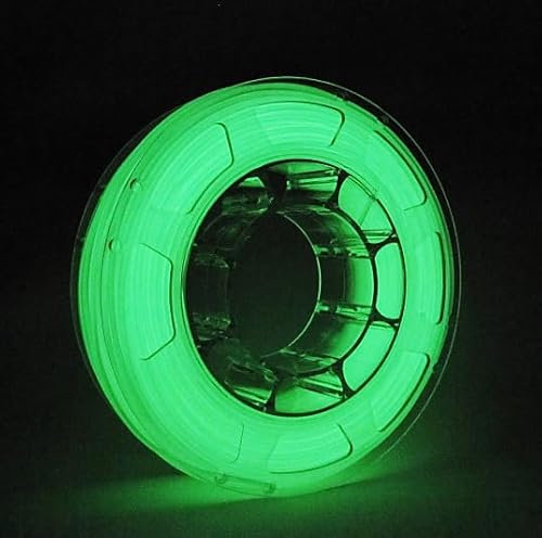 NEROW 3D-Drucker-Filament 1.75mm, PLA Glow-in-the-Dark Grün, 1KG