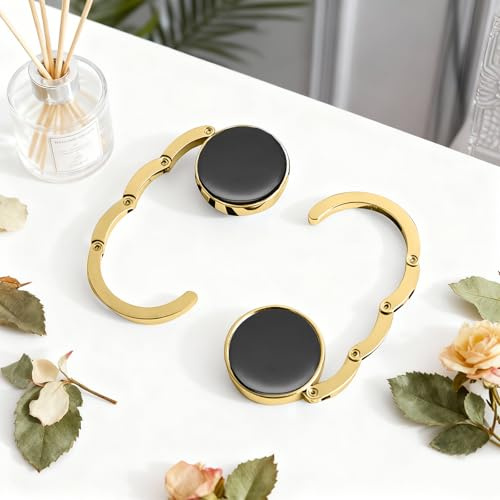 Netupett Purse Hanger for Table (Set of 2) - Purse Hook for Table - Folding Handbag Hanger - Portable Bag Holder