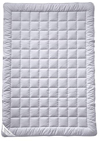 billerbeck Bettdecke S20 Superlight - Sommerdecke – 155 x 220 cm – leichte Sommerdecke – AIRFILL® - Hohlfaser, 100 % Polyester, Weiß