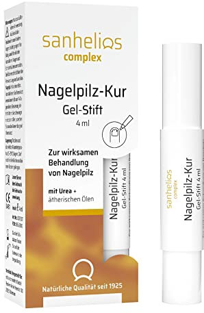Sanhelios Nagelpilz-Kur Gel-Stift | Zu wirksamen Behandlung einer Nagelpilzinfektion | belegte Wirkung* | ohne Feilen | mit Biotin u. ätherischen Ölen