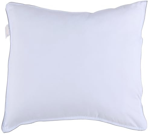 alpina Oreiller 60 x 70 cm - Oreiller pour Lit et Chambre - Respirant, Évacuation de l'humidité et Lavable en Machine - pour Dormir sur Le Ventre, Le Dos et Le Latéral - Microfibre/Coton - Blanc
