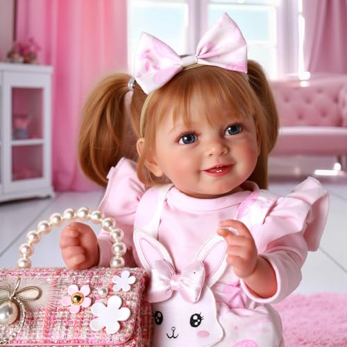BABESIDE Muñeca Reborn Realista para Niña – Bebé Reborn de 20 Pulgadas, Cuerpo de Tela Suave, Recién Nacida con Ropa y Accesorios para Niñas y Niños a Partir de 3 Años