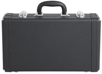 Colaxi Clarinet Case Protection Case Velvet Interior Suitcase Musical Instrument Accessory for Outside Performance Band Travel Stage, L