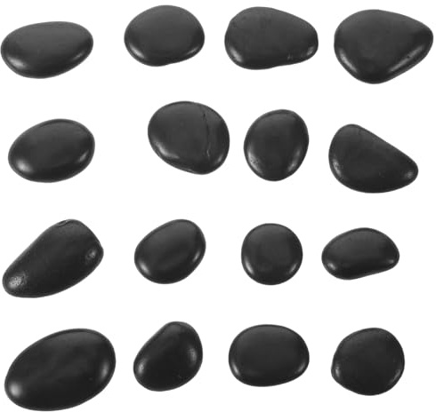 jojofuny Juego de Piedras de Guijarro Naturales para Cocinar 1 Kg (2-3 Cm) Piedra para Barbacoa y Parrilla Guijarros Pulidos Resistentes al Calor para Uso Interior y Exterior para Jardín