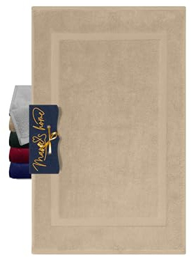 Marie's Home Tappeto da bagno classico per doccia, vasca e WC 1612.2351, 50 x 80 cm, colore: Stone