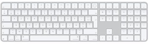 Apple Magic Keyboard avec Touch ID et pavé numérique pour Les Mac avec Puce Apple - Français - Touches Blanches ​​​​​​​