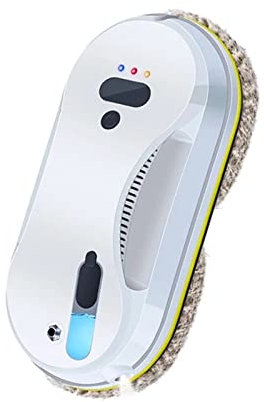 Window Robot Cleaner, Smart Water Spray Window Cleaner Robot Frame Recognition High Suction Anti-Drop Glass Window Cleaner for Windows, Tiles, Bathrooms