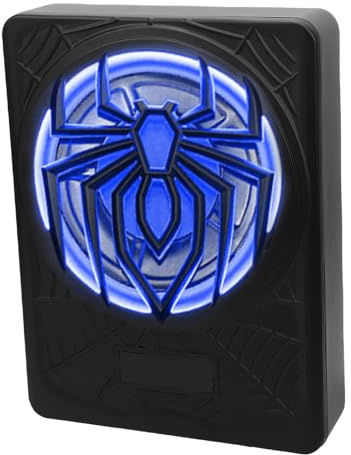 Yctze Bil Truck Sound Sub 1250W Bil Subwoofer Slim Active Powered 10 Tums Basförstärkare Deep Low Pass Gain, för Lastbil SUV, med Färgglatt Ljus