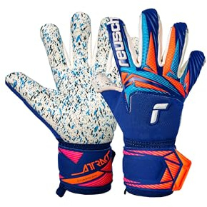 Reusch Guanti da portiere professionali per bambini e ragazzi, presa eccezionale, schiuma adesiva professionale da 4 mm, traspiranti, per allenamento e gioco, erba naturale, taglia 5 – 7,5