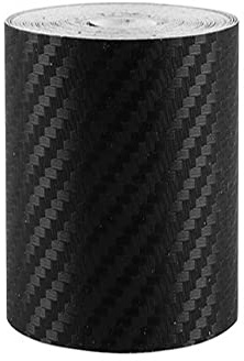 ETOPARS Protector de Parachoques 7cm x 3m Fibra de Carbon Protector de Borde de Puerta de Coche Anti-colisión Protector Umbral de Puerta de Tira Protección Goma Pegatina Engomada