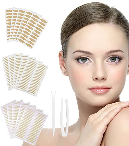 Schlupflider Stripes, Eyelid Tape,Eyelid Lifting Stripes, Eyelid Tape Eye Tapes for Droopy Mono-eyelids, Eyelid Lifting without Surgery, Waterproof Invisible Double Eyelid Strips, 600pc