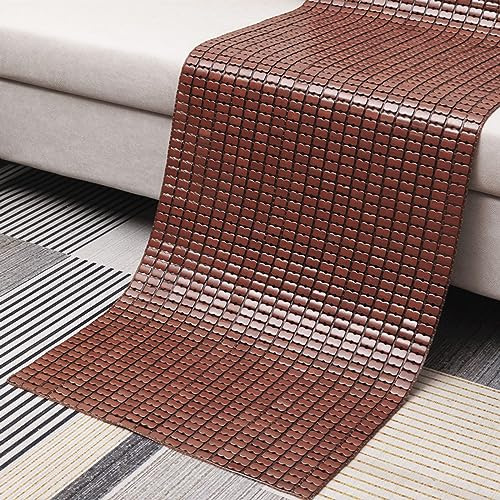 Colchón de Bambú,Colchoneta para Bamboo Colchón,Estera de Dormir Verano Enfriamiento,Mahjong Esterilla de Bambú de Hielo,Transpirable,para Escuela Dormitorio,Ancho X Largo (70x165cm)