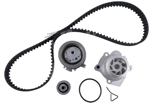 BONRYAN 01250-2 Satz Zahnriemen und Wasserpumpe für Audi A3 A4 Seat Skoda VW Golf 4 5 Passat 3C 1.9 2.0 tdi