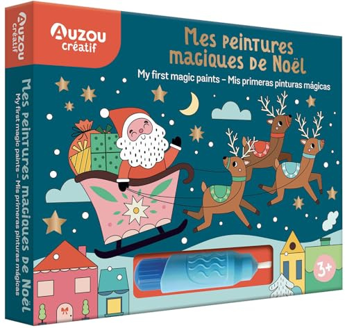 Mon coffret d'artiste - mes premières peintures magiques de noël