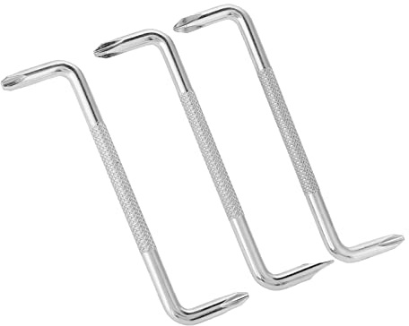 Juego de Herramientas Manuales con Destornillador de Estrella Solt Tipo Z Acodado, Destornillador Acodado, Alcanza Alrededor de Obstrucciones, Diferentes Tamaños para Diversas