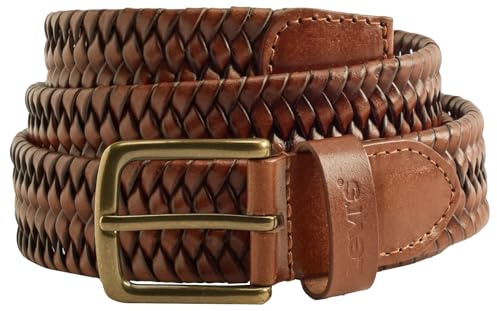 Levi's Stretch Braid Belt Cinturón de piel de composición Hombre (Pack de 1)