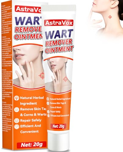 AstraVox Verruca Treatment, Wart Remover Cream for Warts, Corns, Calluses, Skin Tags, Wart Remover for Face, Body and Hands, Easy to Use (1, 1 pcs)