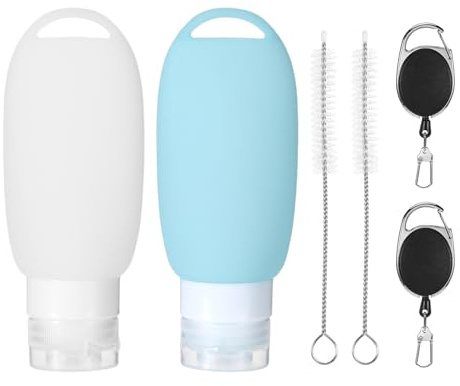 2 tubos de comida para rellenar perros, 90 ml de salchicha hígado, tubos vacíos de silicona para rellenar, sonda para alimentos húmedos con hebilla telescópica, almacenamiento de alimentos NYTGAH