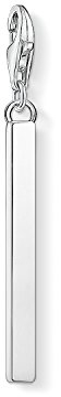 Thomas Sabo Damen-Charm-Anhänger Vertical Bar Silber Charm Club 925 Sterling Silber 1576-001-12