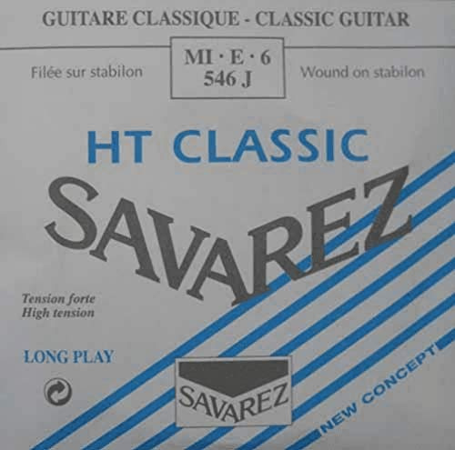 Savarez konsertgitarrsträngar Alliance HT Classic 546J enkelsträngar Mi6w Classic HT hög