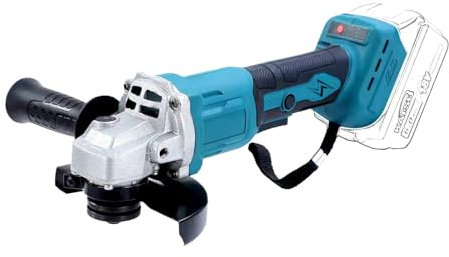 KATSU FIT-BAT Brushless Cordless Angle Grinder 21V/18V, 115mm 125mm with Brushless Motor, 3 Speeds, Batteries Not Included (Body Only) 102608