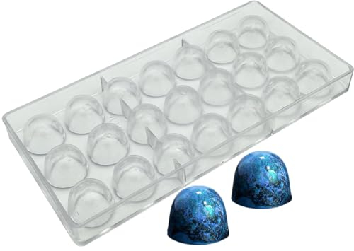 Goldbaking Schokoladenform in Glockenform, Polycarbonat, Trüffelform, hausgemachte Pralinen, Süßigkeiten, DIY-Werkzeug