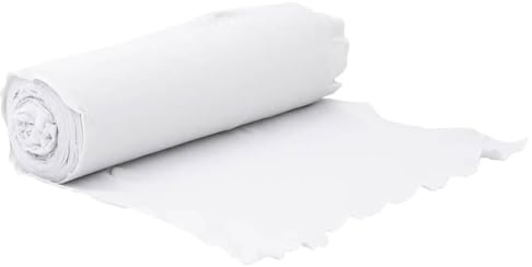 vidaXL Membrana Geotextil, Tela para Paisajismo Jardinería Drenaje, Tejido para Control de Malezas, Membrana para Jardín, Fibra de Poliéster Blanco