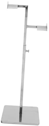 Garneck Supporto per Borse da Donna Regolabile in Altezza in Acciaio Inossidabile Superficie Liscia e Design Salvaspazio per Esposizione in Negozi e Vetrine