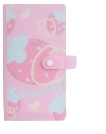 Visitenkartenbuch, 3-Zoll-Album, Fotokarte, Visitenkarten-Chaser, Aufbewahrungsbuch, kompaktes und stilvolles Visitenkartenalbum (A)