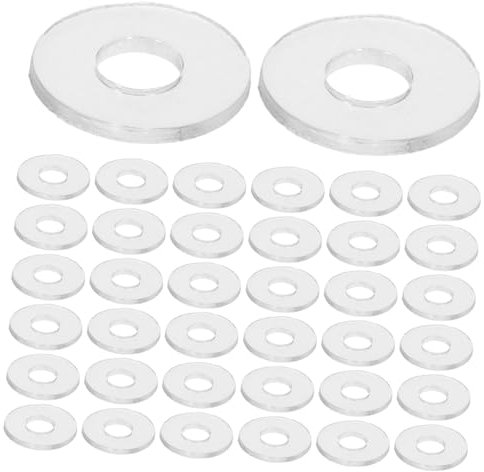 Zerodeko 500 Pièces poignée de joint de réparation matériel petite rondelle plate pour vis rondelles de vinyle rondelles de fixation en vinyle accessoire