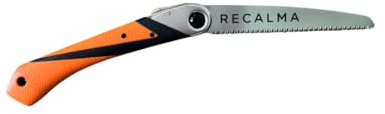Recalma Handsäge Holz 210 mm – Klappsäge mit SK5-Stahlblatt, Sicherheitsverriegelung & ergonomischem Griff – Kompakte Holzsäge für Gartenarbeit, Camping & Outdoor
