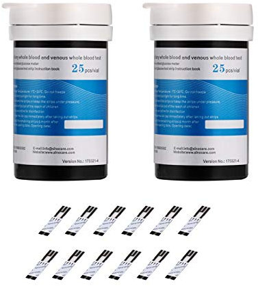 Sinocare Safe accu Test Strips 50pcs,Diabetes Blood Glucose Sugar Test/Testing Strips for UK Diabetics -in mmol/L
