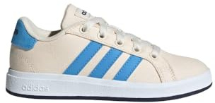 adidas Unisex Baby Grand Court 2.0 Shoes Kids, Wonder White/Blue Burst/Shadow Navy, 6.5 UK Child