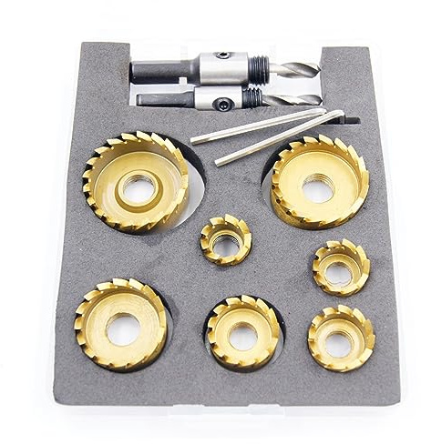 Metal hole saw set LAIWEI M35 7PCS metal hole cutter kit, 7 hole saw sizes: 16 18 20 22 28 30 32 35mm, for metal drilling