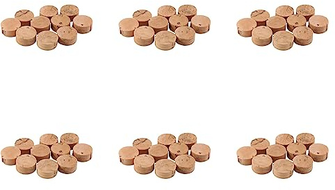 Speesy 60Pcs Water Key Water Key Spit Valve Cork Pad for Trumpet Trombone Repair Accessories Diameter 9mm Thickness 4mm