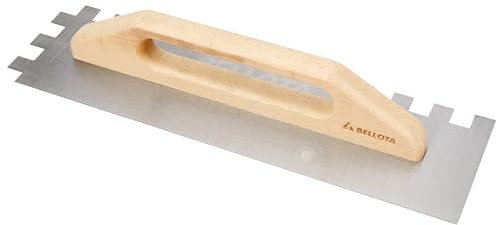 Bellota 5875-20 - Truelle ou peigne à dents de château long (manche en bois 20 mm)