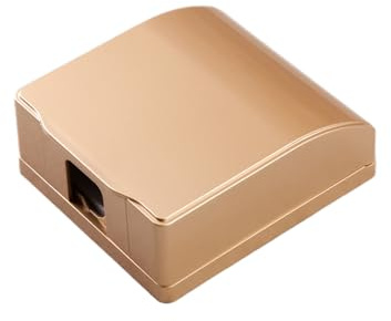 CTForest Gold Cache Prise Type 86, Boîtier Étanche pour Prise Interrupteur, Protège la Prise des Influences Environnementales Telles que la Poussière et l'Humidité